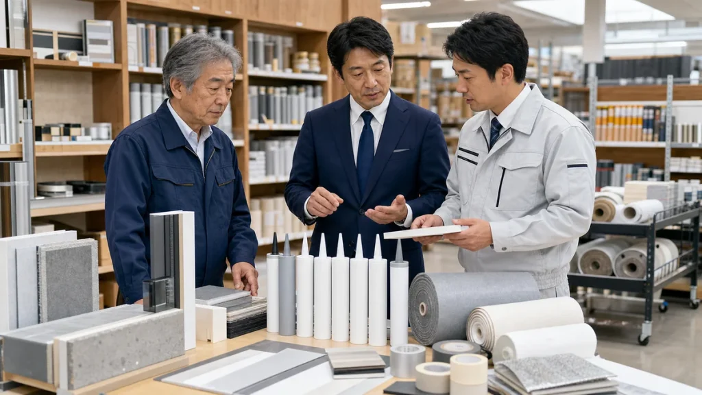 フヨー M&A｜杉田エースによるフヨーのM&A事例とシーリング・防水材会社の事業承継を分析するイメージ