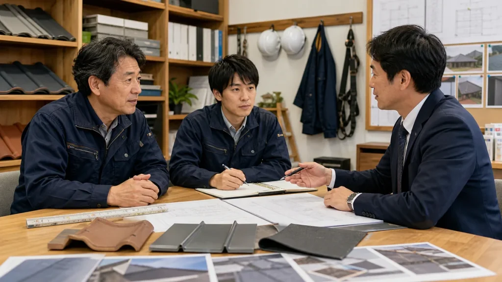屋根工事会社 企業価値｜屋根工事会社の企業価値を職人・許可・受注残・施工保証・地域商圏から評価するための35項目